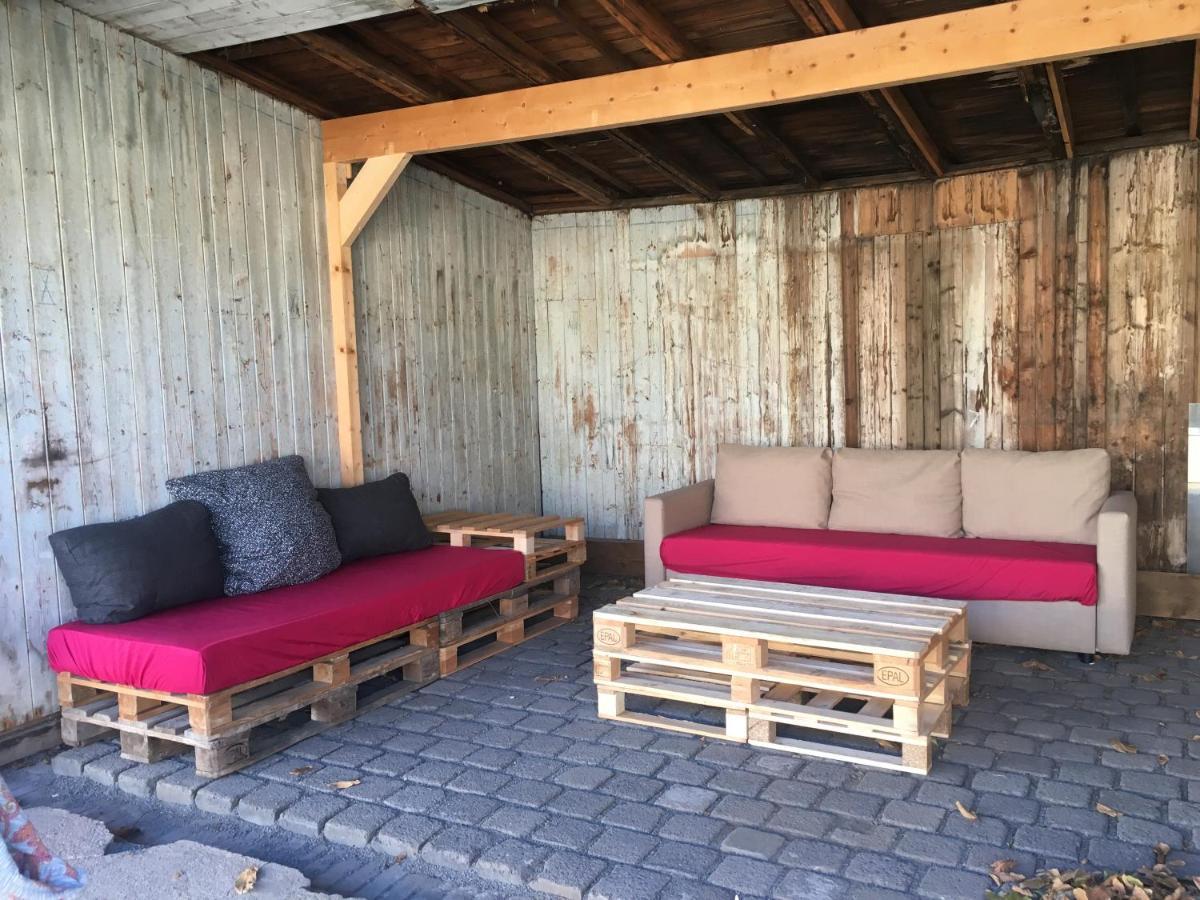 Die Senfbude - Klein Aber Fein - Wunderschoenes Studio-Apartment Mit Terrasse Und Stellplatz Leipzig Eksteriør billede