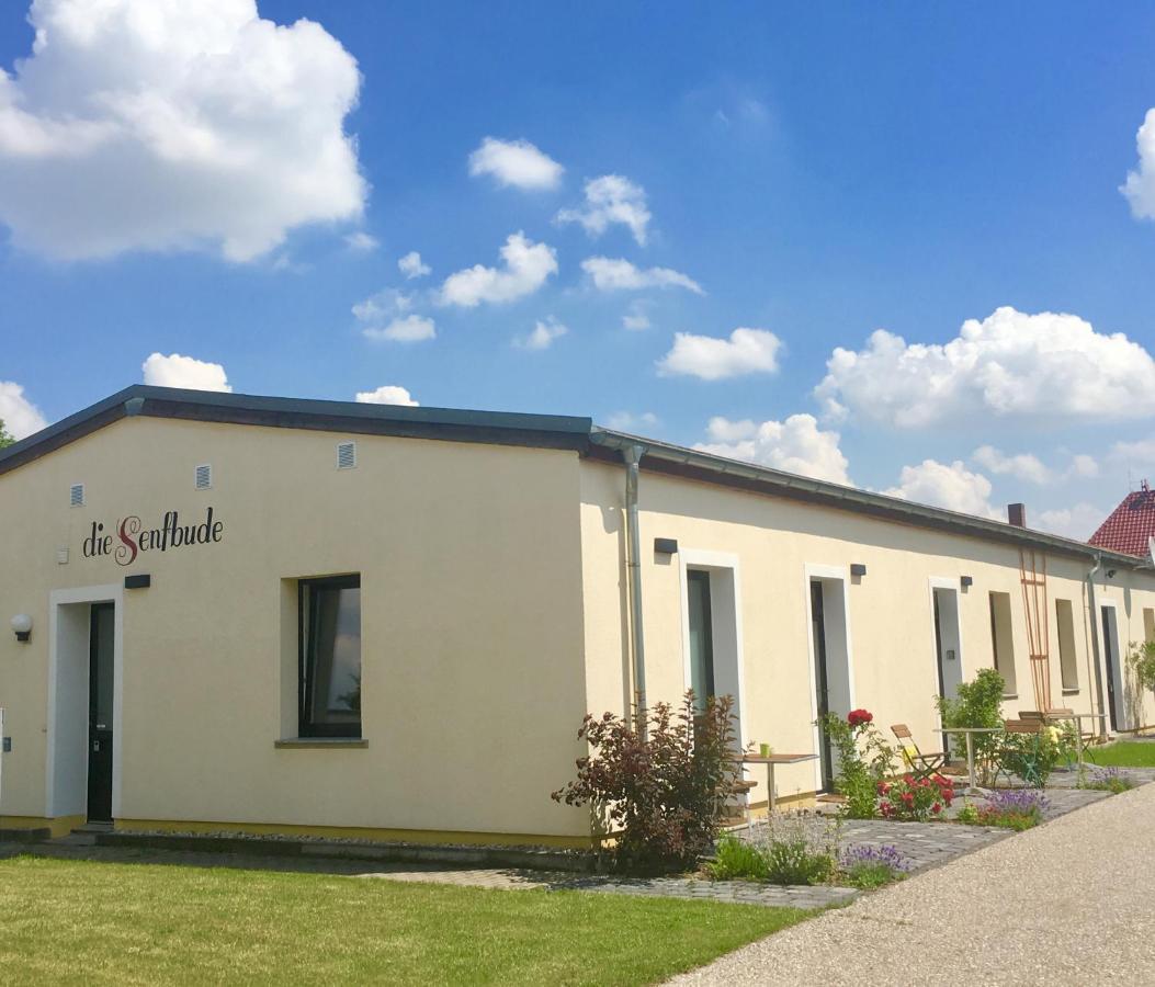 Die Senfbude - Klein Aber Fein - Wunderschoenes Studio-Apartment Mit Terrasse Und Stellplatz Leipzig Eksteriør billede
