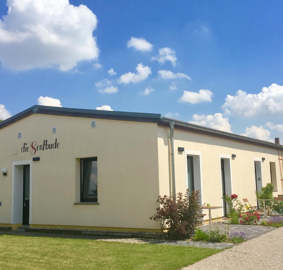Die Senfbude - Klein Aber Fein - Wunderschoenes Studio-Apartment Mit Terrasse Und Stellplatz Leipzig Eksteriør billede